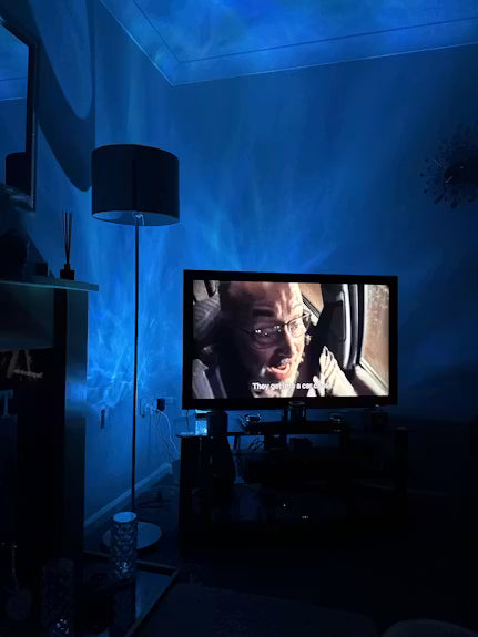 LED 3D Ocean Wave Projector Night Lamp Water Ripple Light Northern Lights