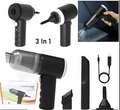 3 In 1 Car Mini Vacuum Cleaner With Blower Wireless Portable Rechargeable Handheld High Power Suction Vacuum Cleaning Machine For Home Car Computer Keyboard Cordless Air Blowing Dusting